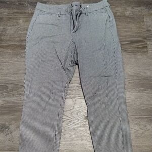 Black and White Checkered Pixie Pants